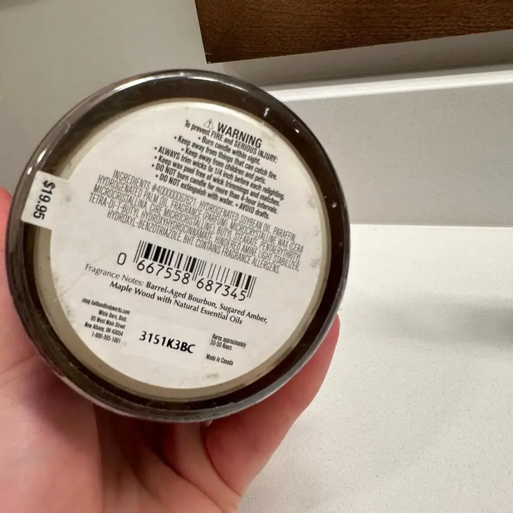 Boutbon Maple Single Wick Candle